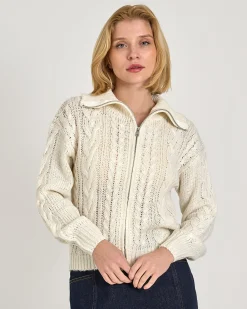 Abigal zip cardigan