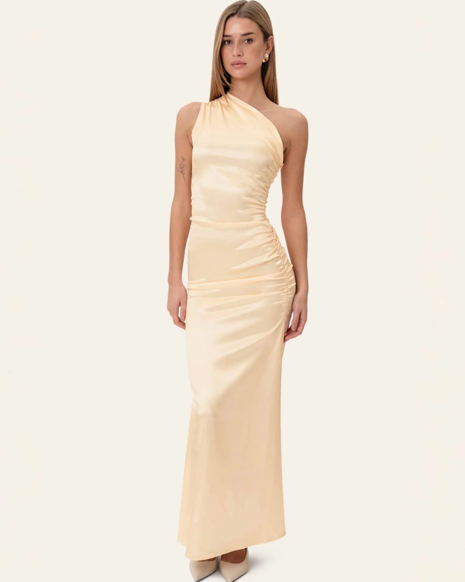 Andreaic satin dress