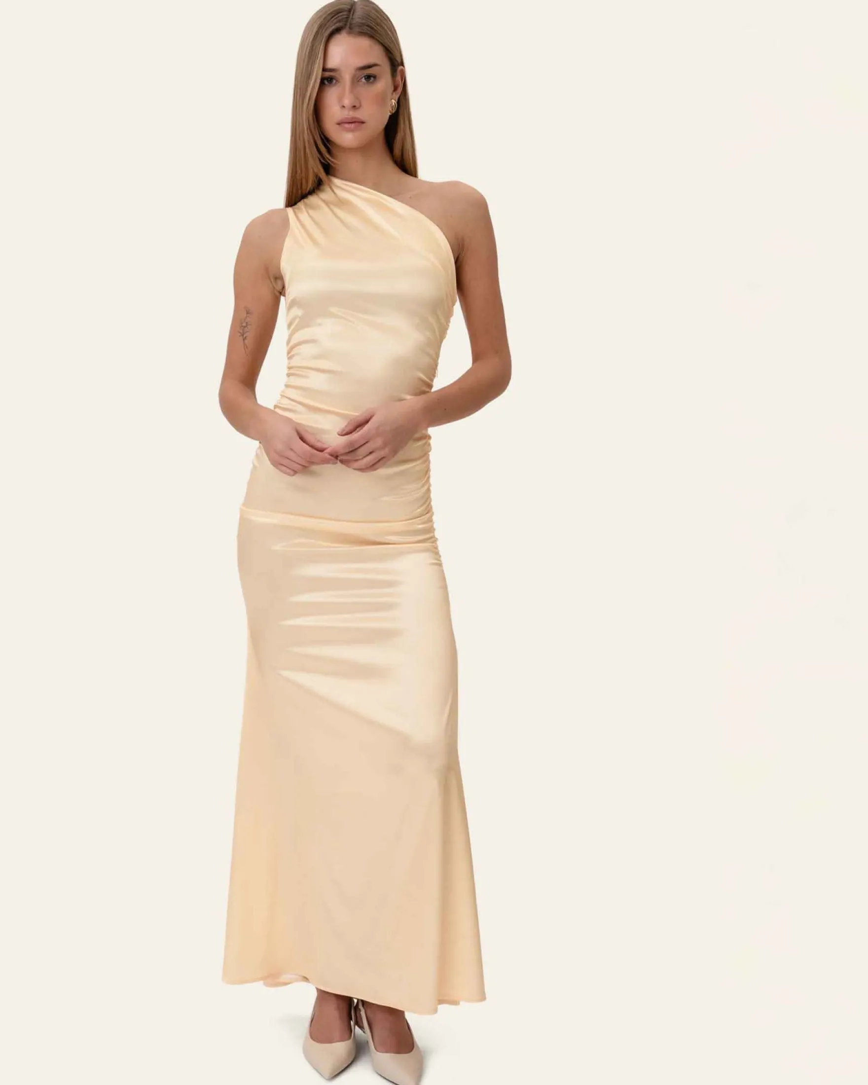 Andreaic satin dress
