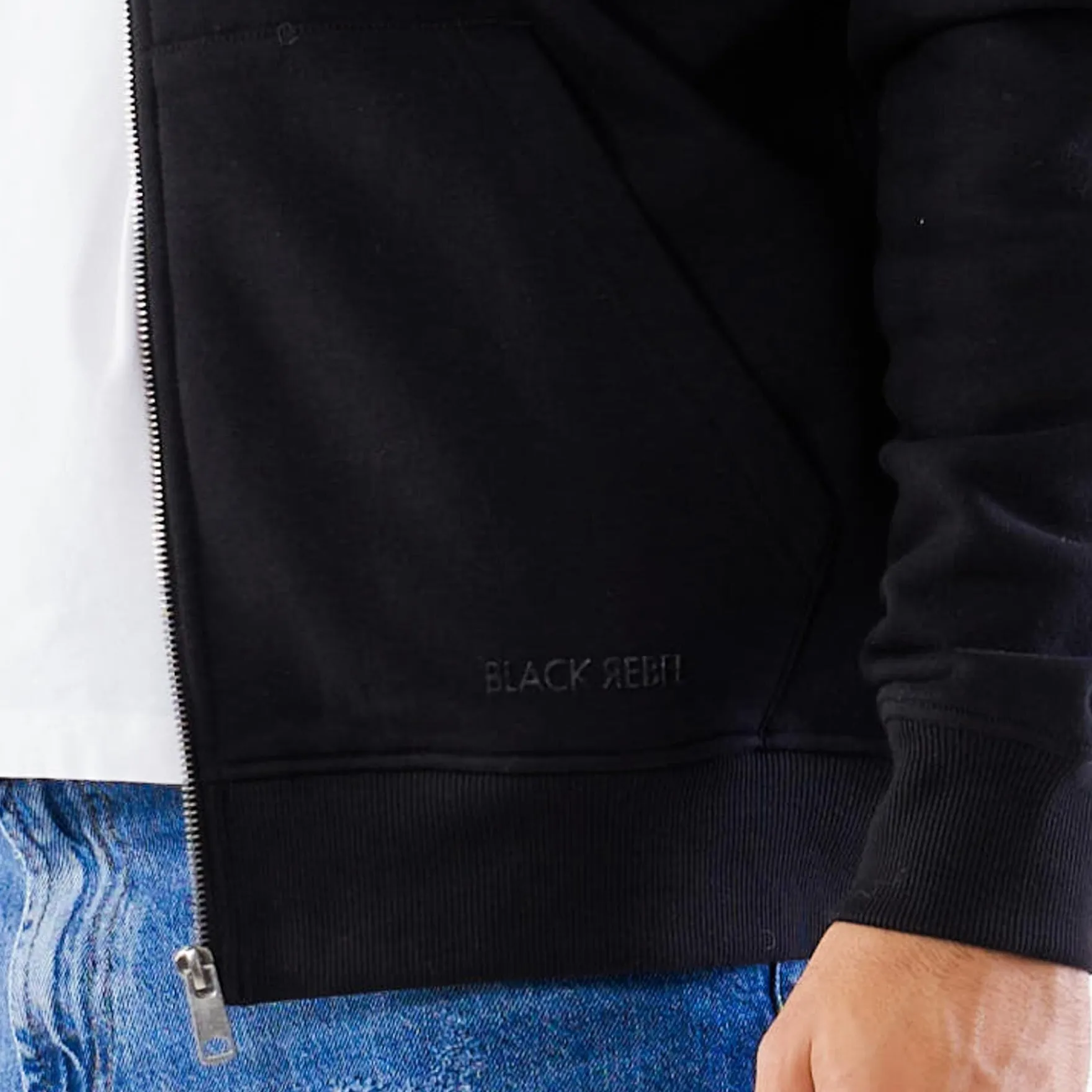 Basic full zip hoodie