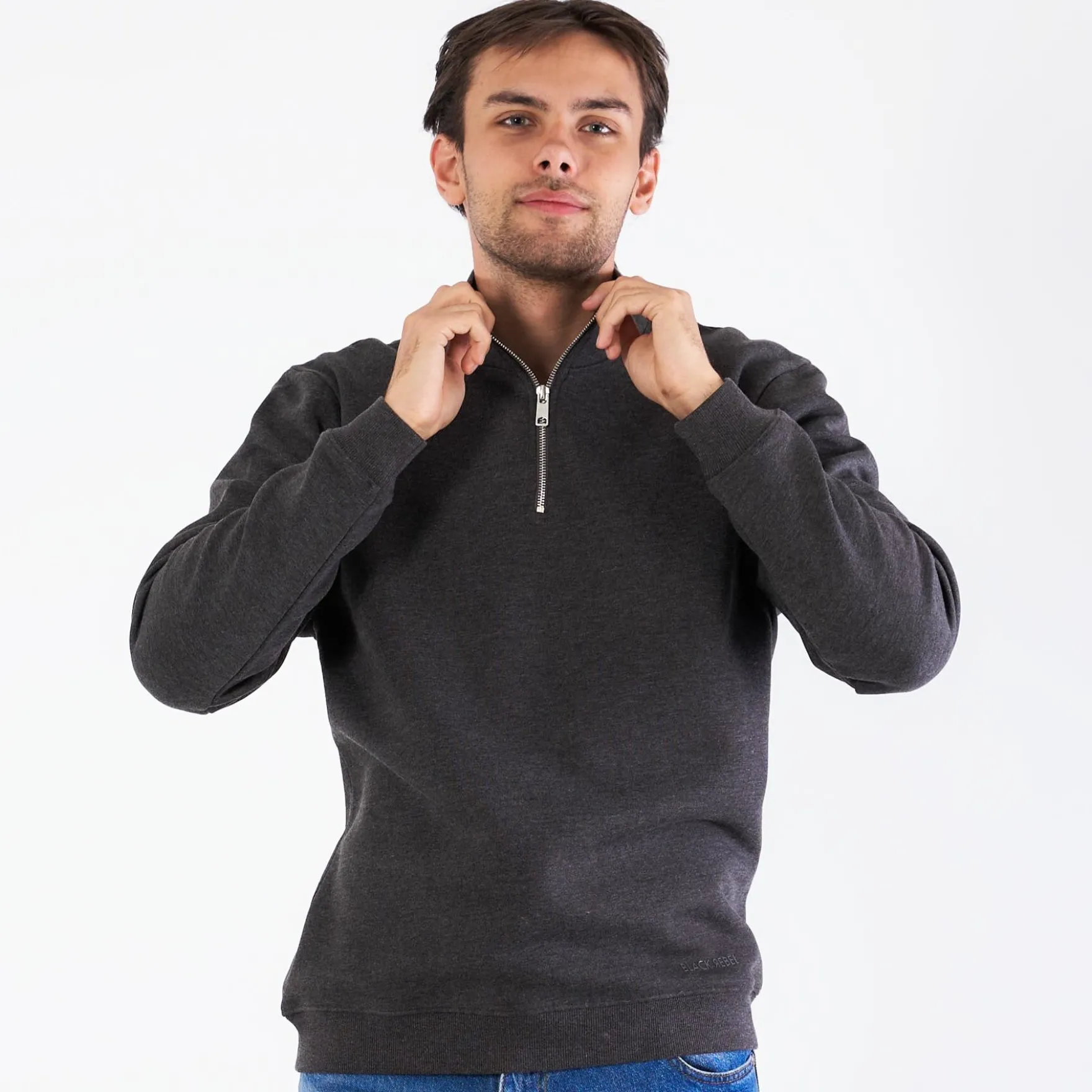 Basic half zip