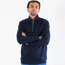 Basic half zip