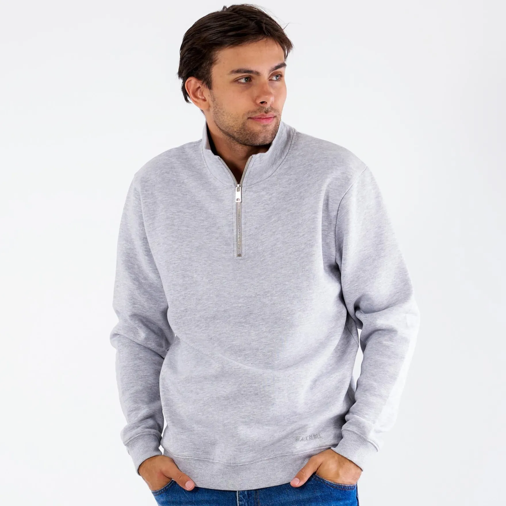 Basic half zip