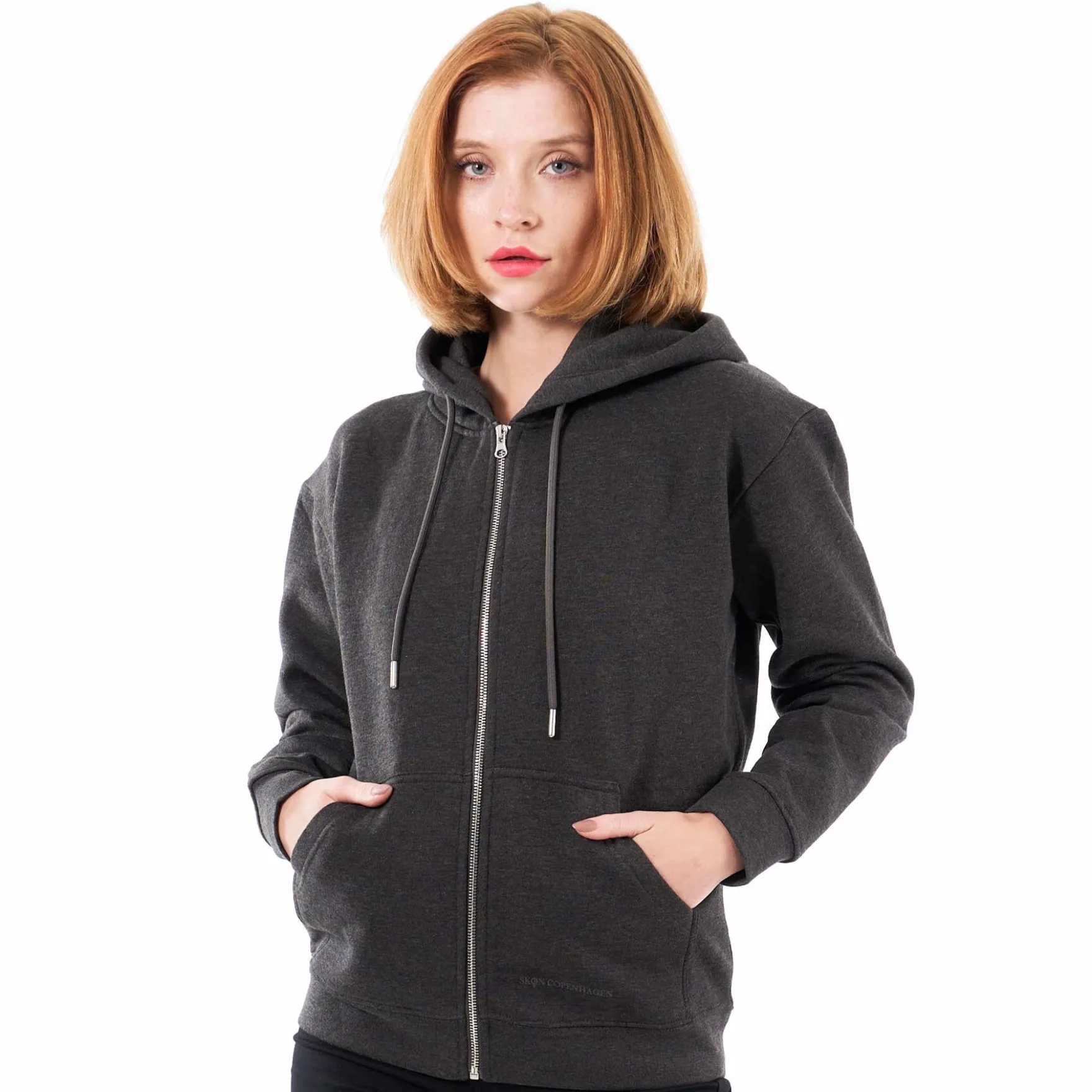 Basic zip hoodie
