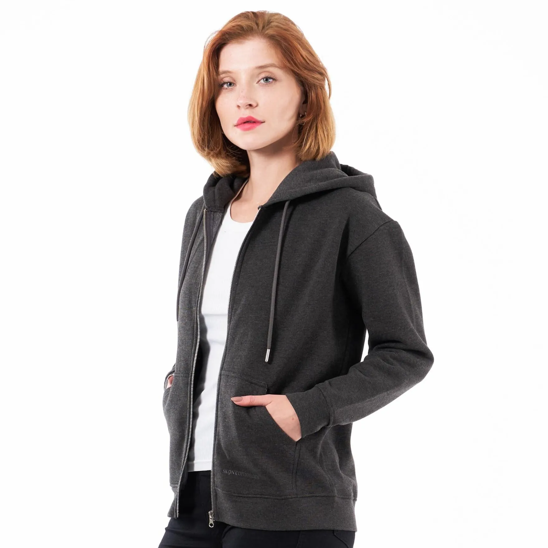 Basic zip hoodie