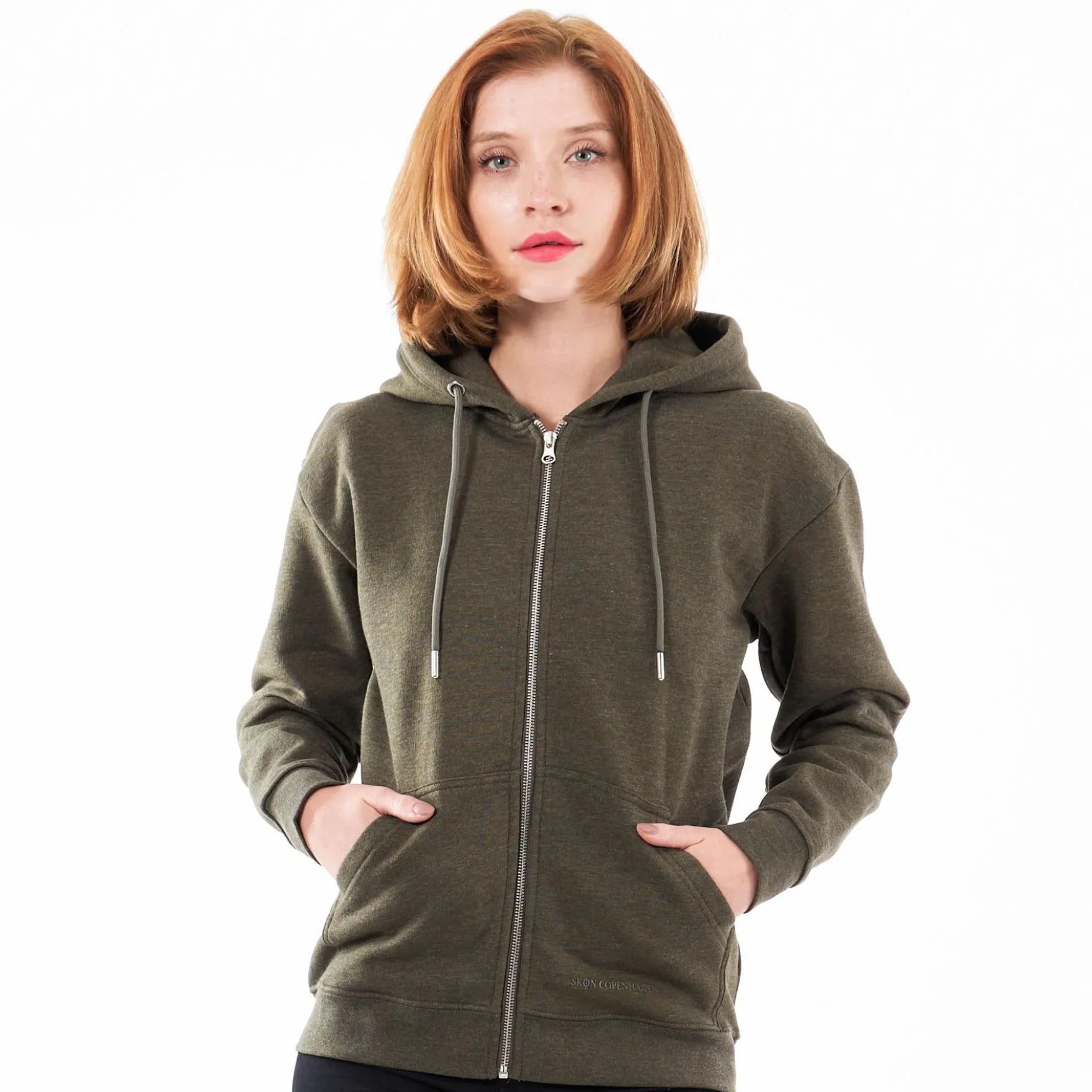 Basic zip hoodie