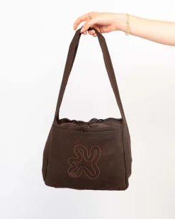 Brown mini shopper