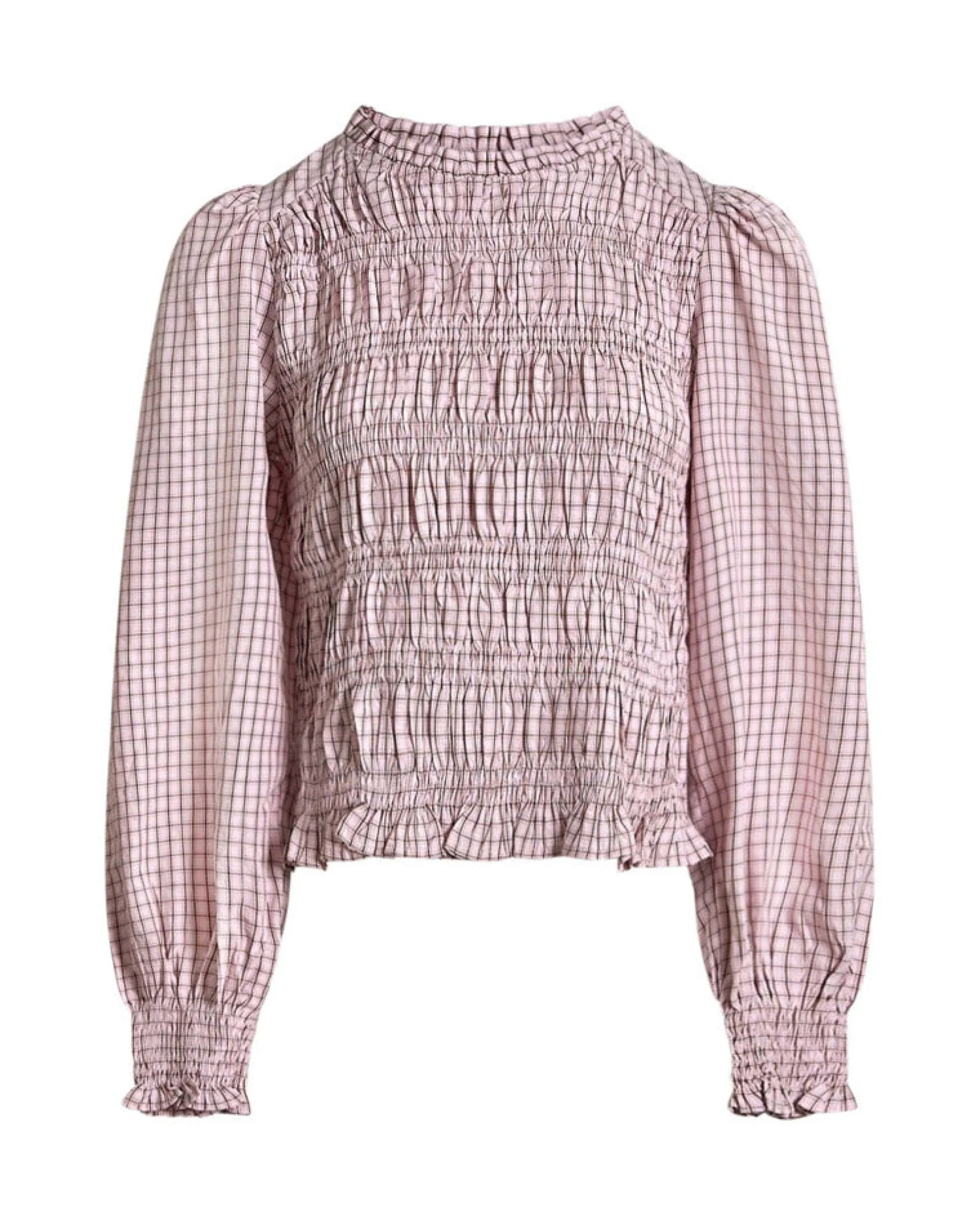 Delyse Check Blouse