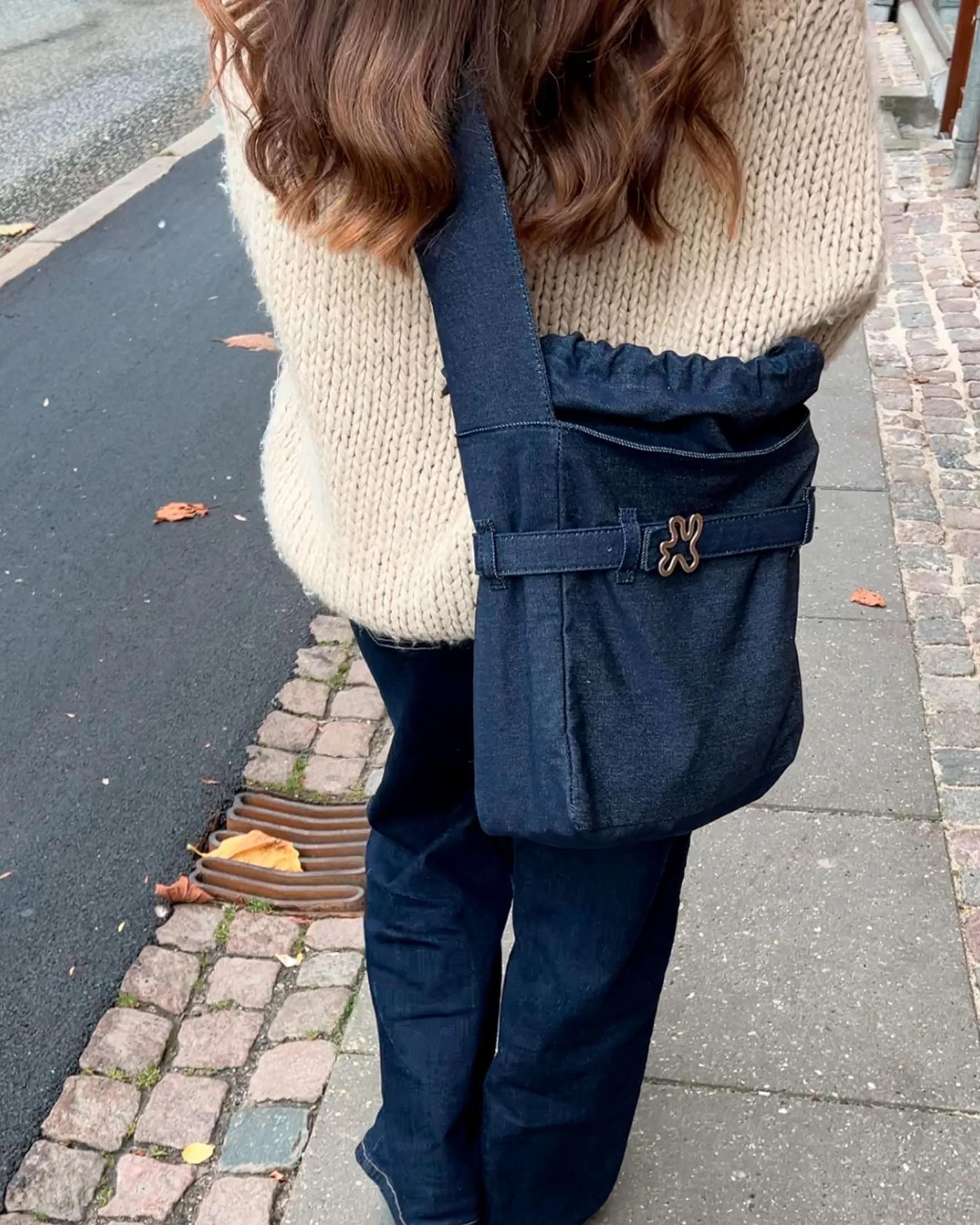 Denim crossbody
