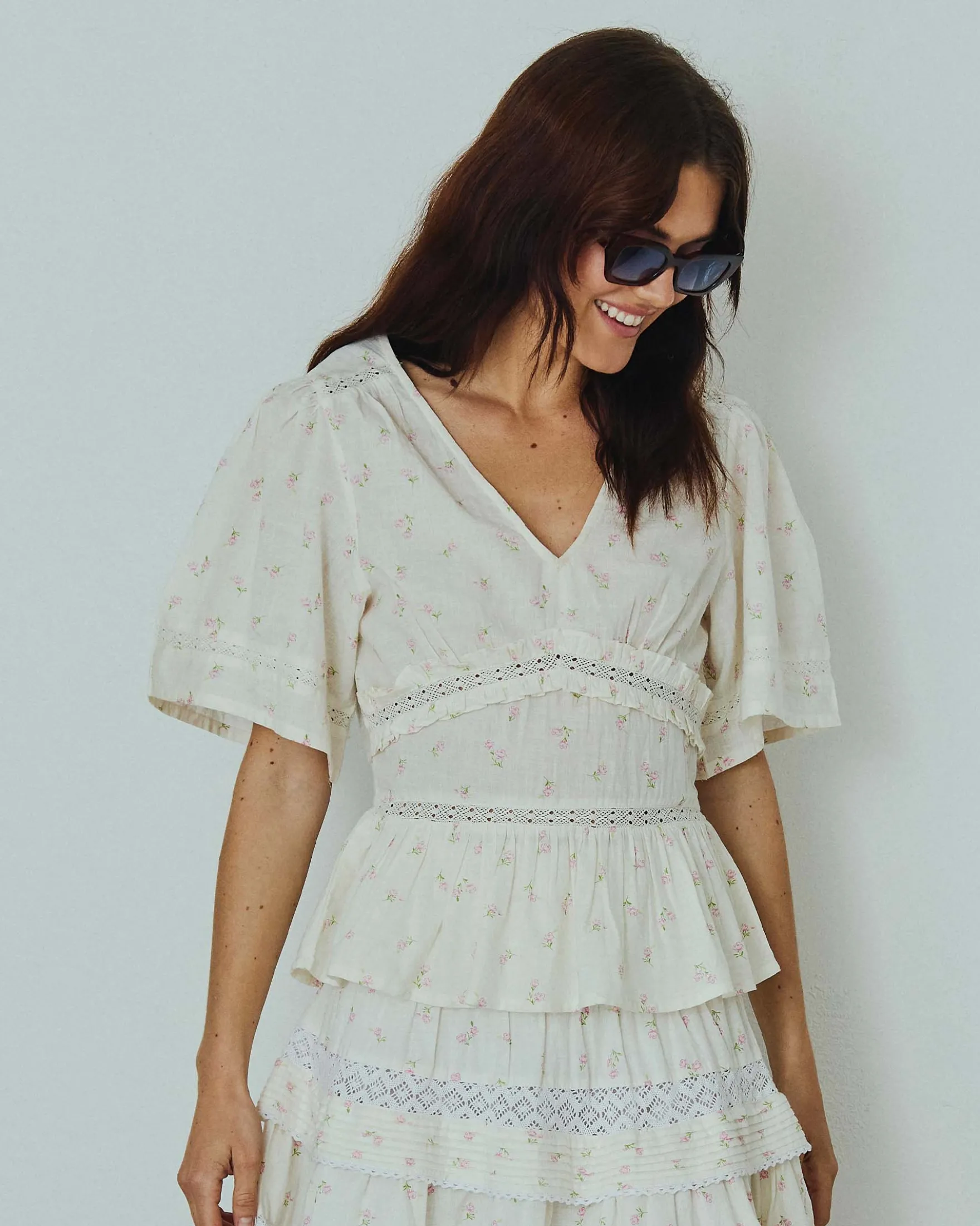 Denise flower blouse