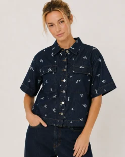 Emmet embroidery shirt