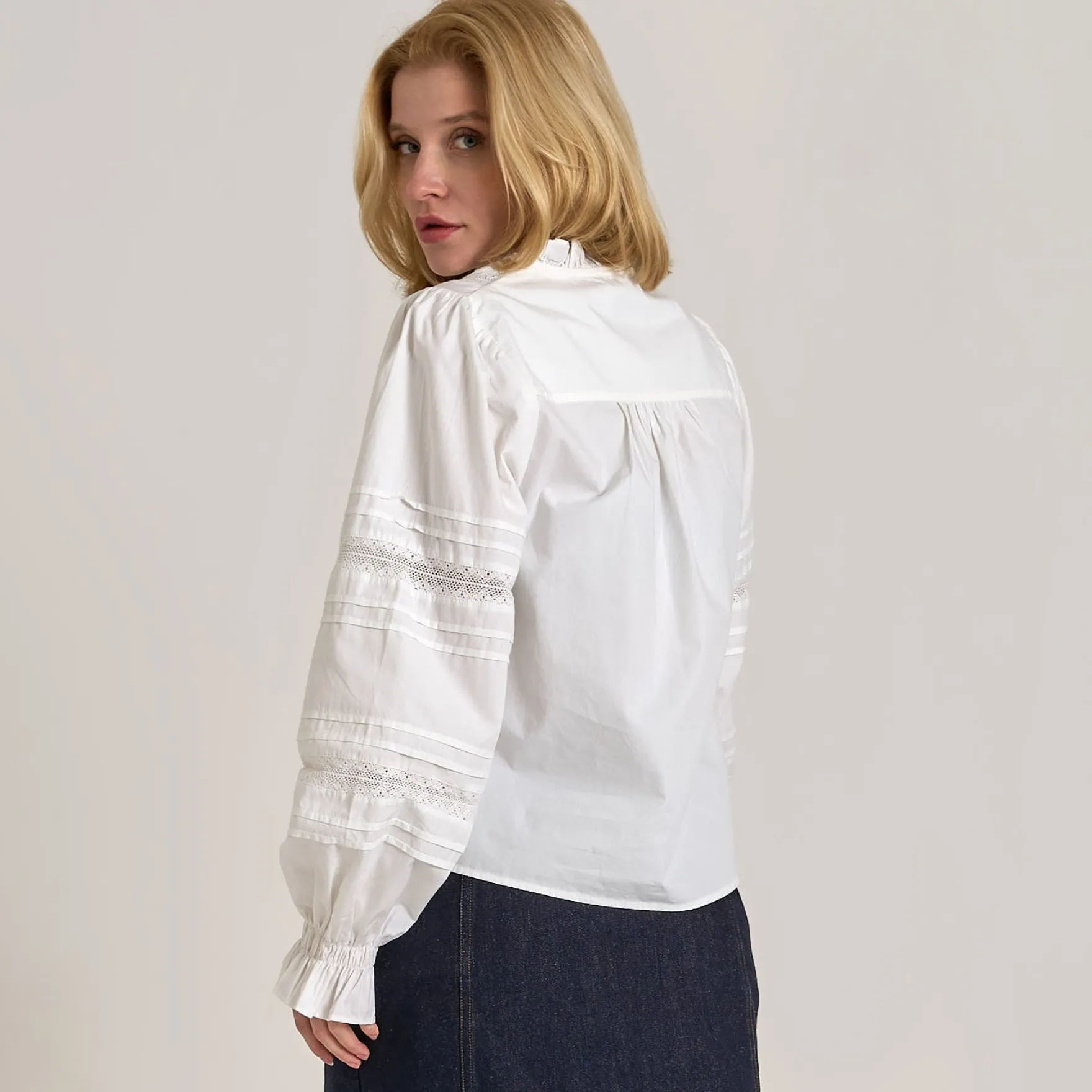 Esla poplin blouse