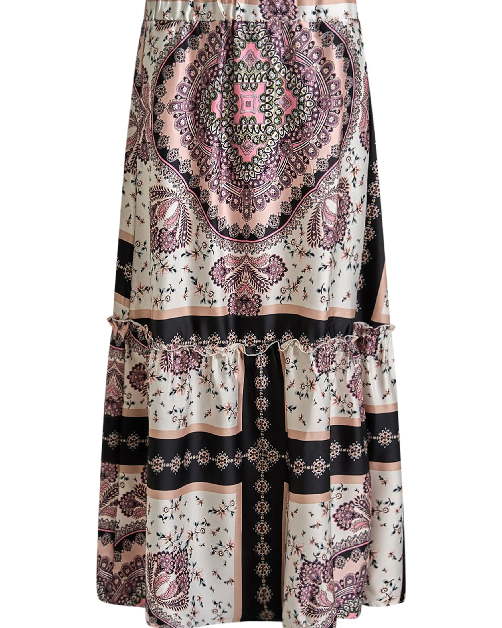 Fie long paisley skirt