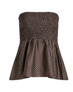 Fie smock dot top