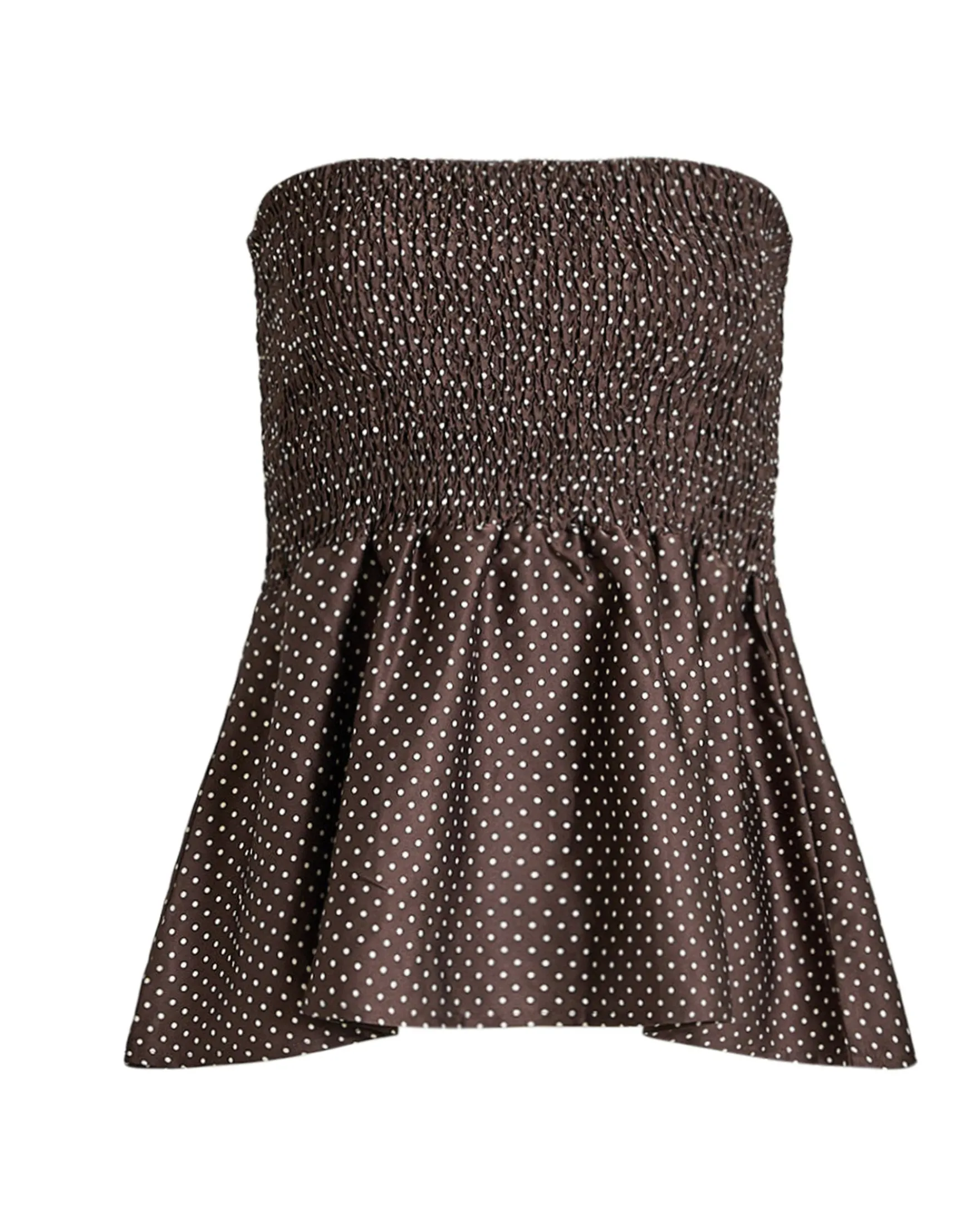 Fie smock dot top