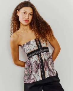 Fie smock paisley top