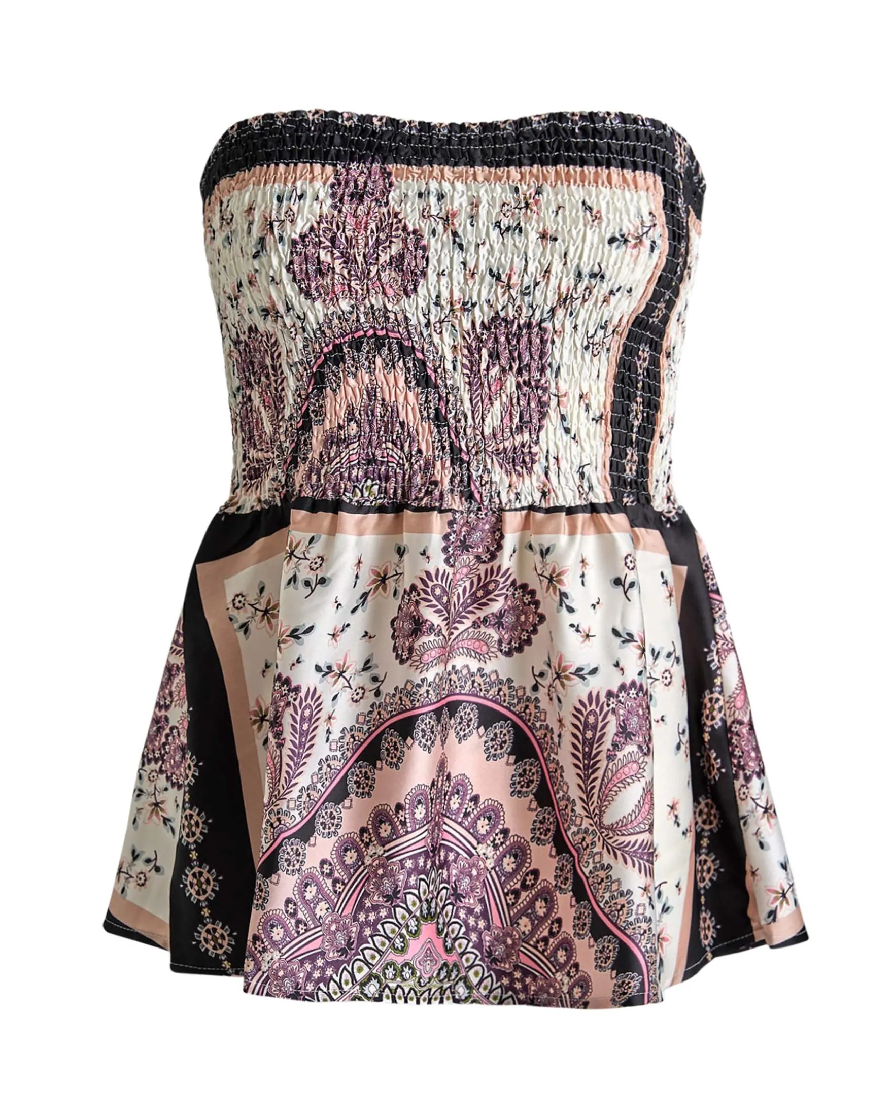Fie smock paisley top