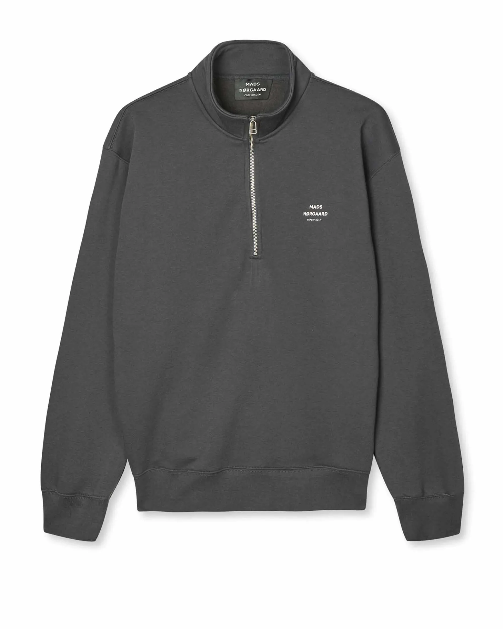 Half zip logo sweat