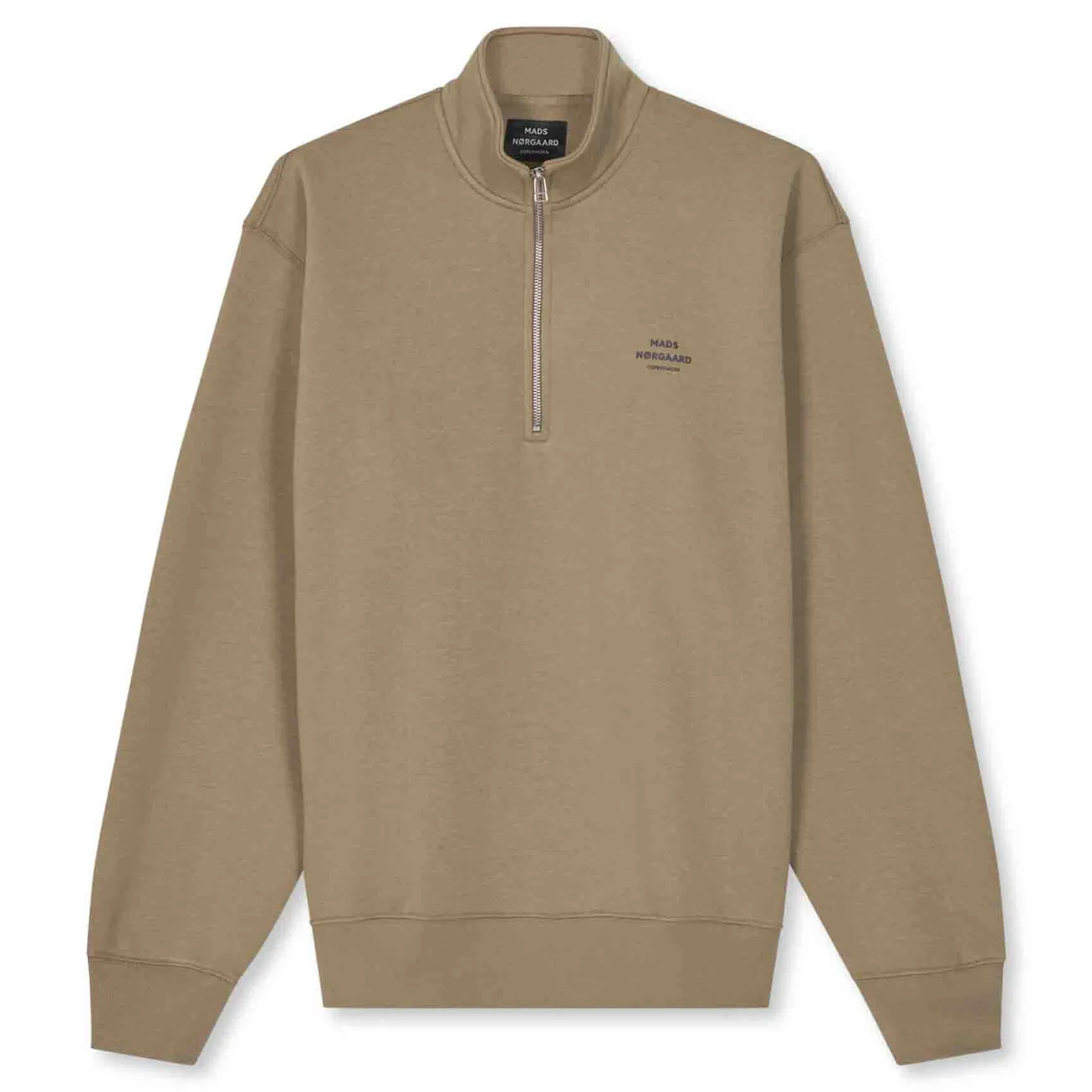 Half zip logo sweat