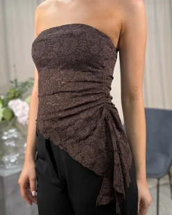 Holly bandeau lace top