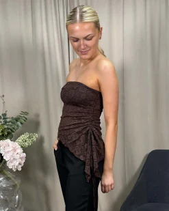Holly bandeau lace top