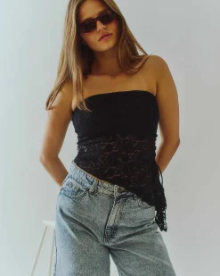 Holly bandeau lace top