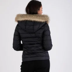 Hooded down jacket