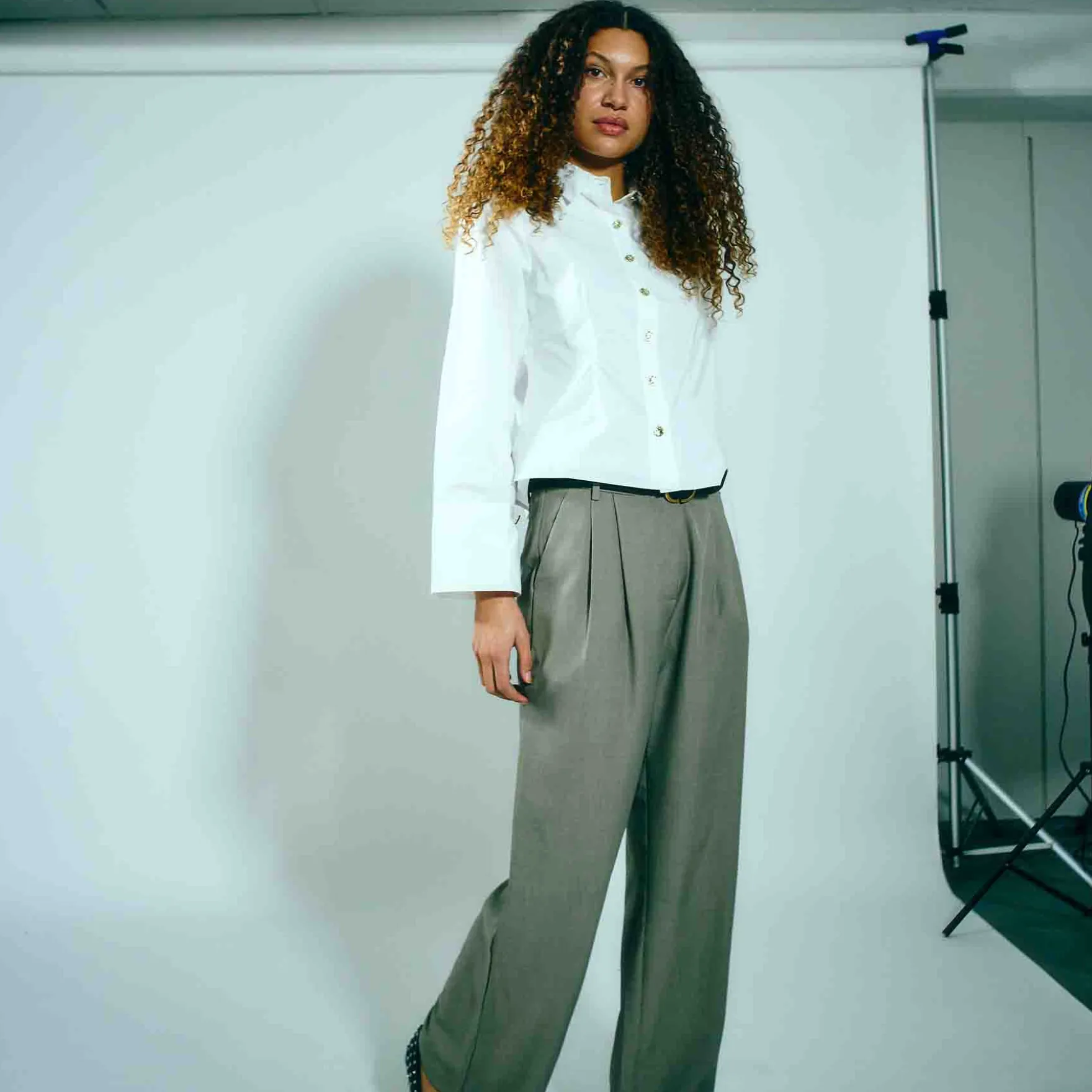 Janet poplin shirt