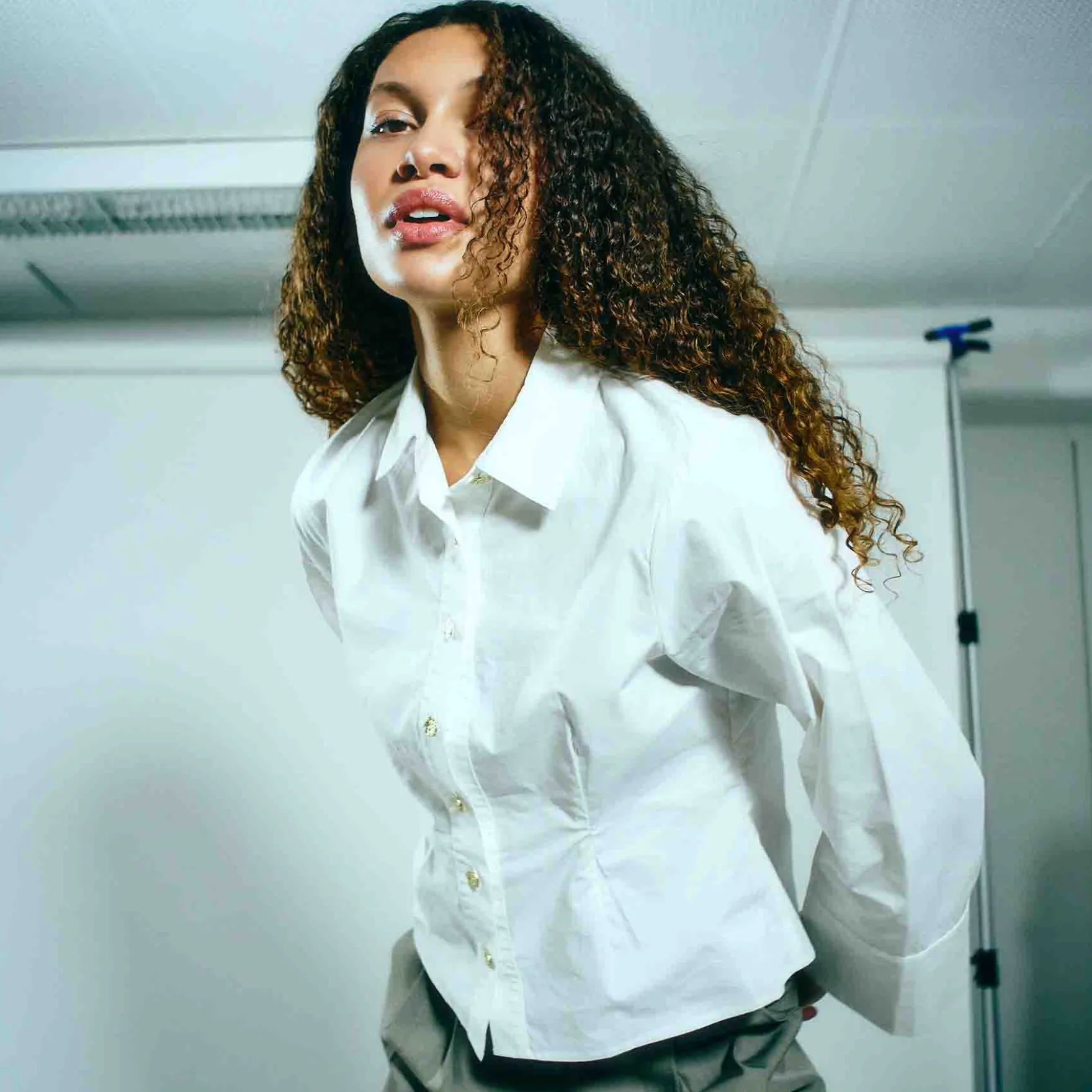 Janet poplin shirt