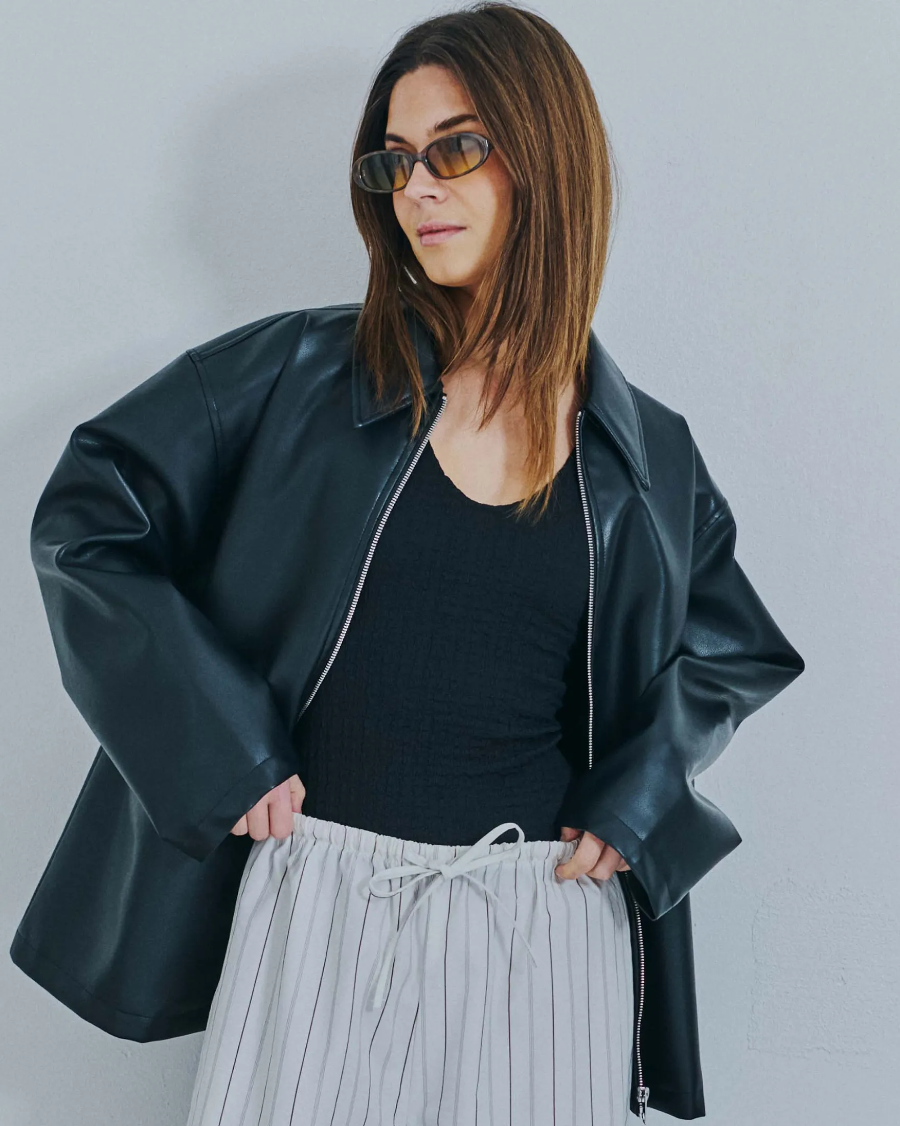 Joy faux leather jacket