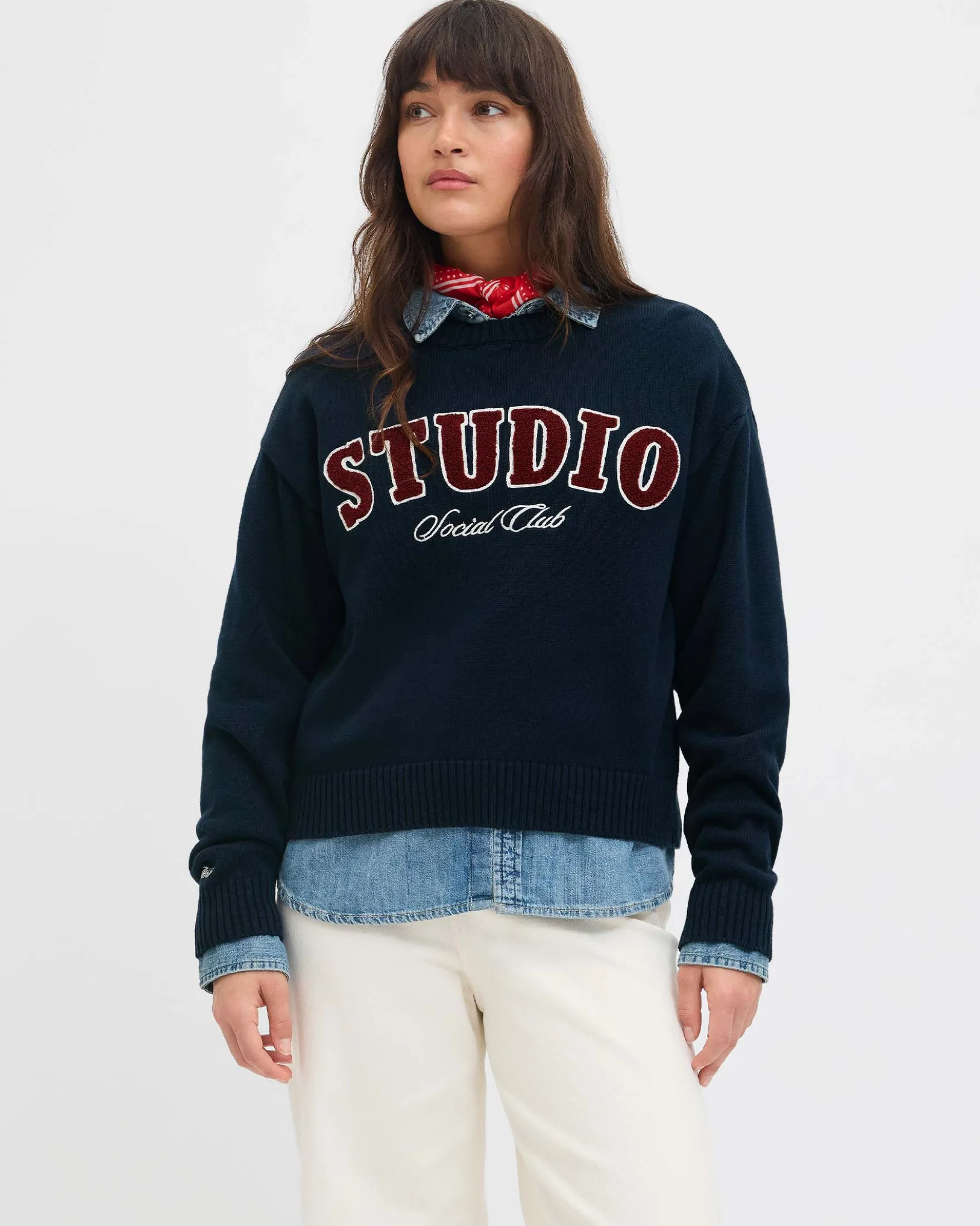 JXBROOK CREW NECK KNIT