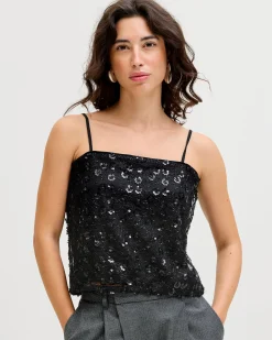 JXDREAM SEQUIN TOP