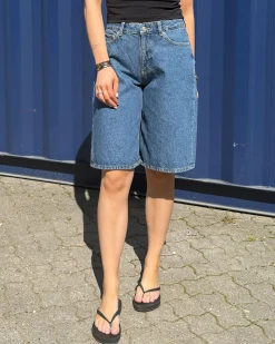 JXELEANOR MW LONG DENIM SHORTS