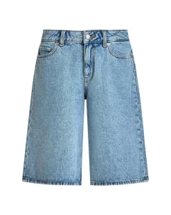 JXELEANOR MW LONG DENIM SHORTS