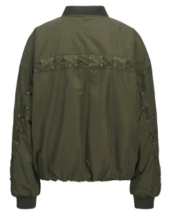 JXEMBER LACE UP BOMBER JACKET