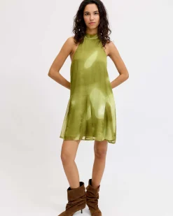 JXEMILIA CHIFFON HALTERNECK