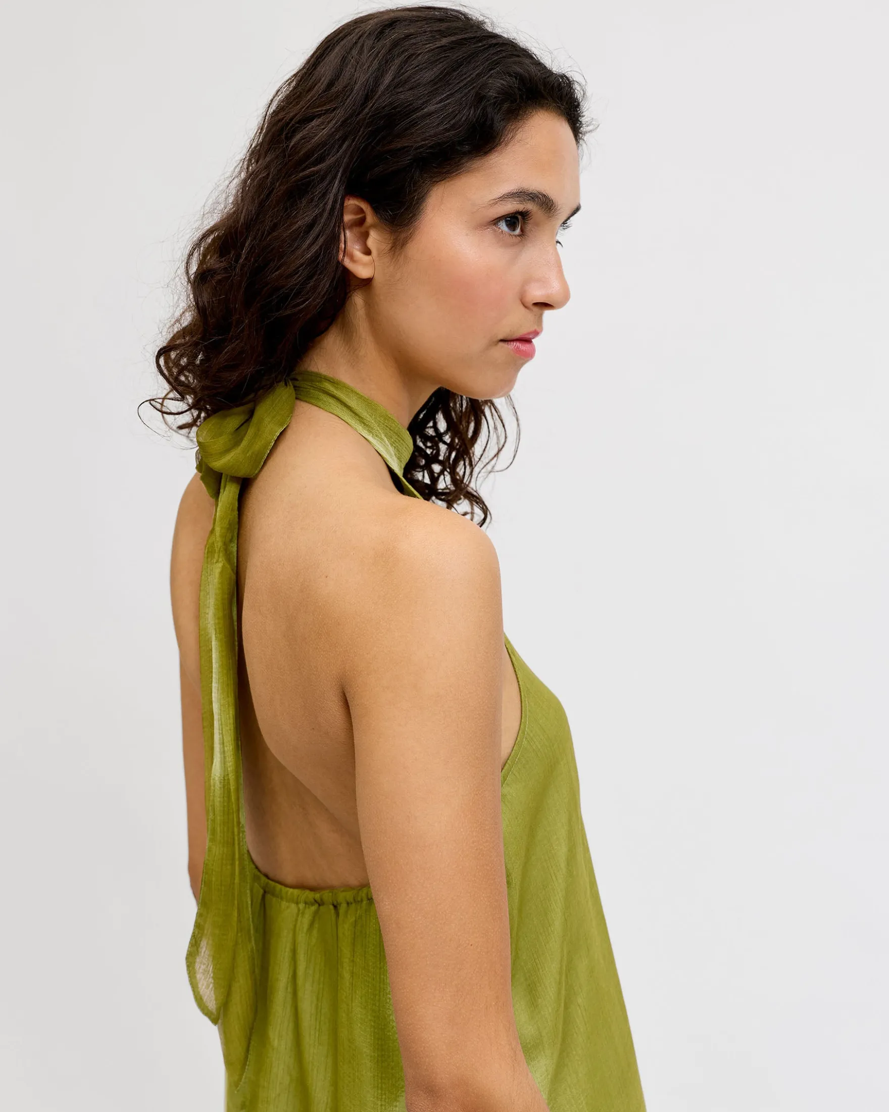 JXEMILIA CHIFFON HALTERNECK