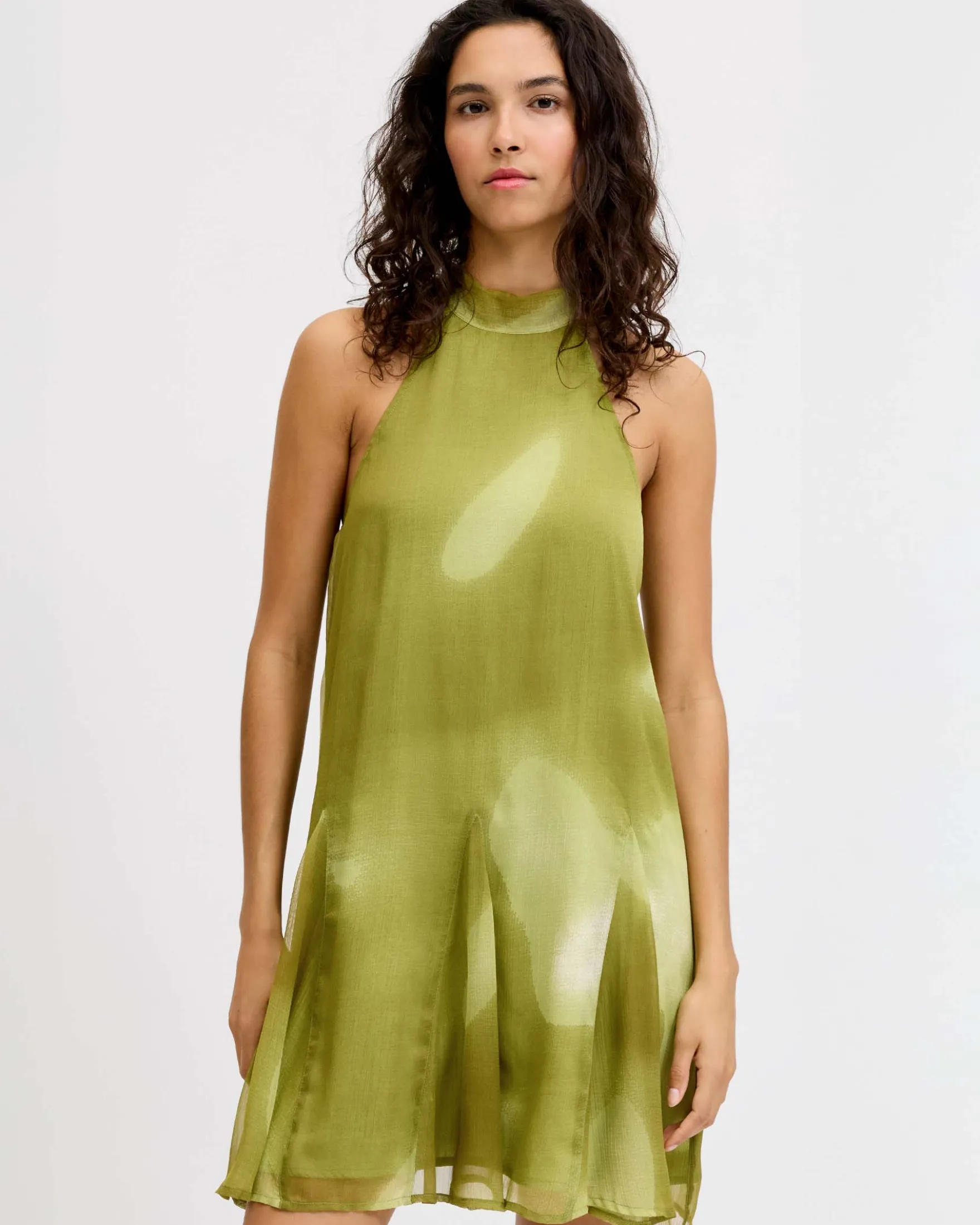 JXEMILIA CHIFFON HALTERNECK