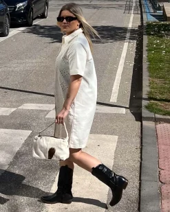 Jxenya cow leather bag