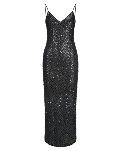 JXFIE GLITTER LONG DRESS