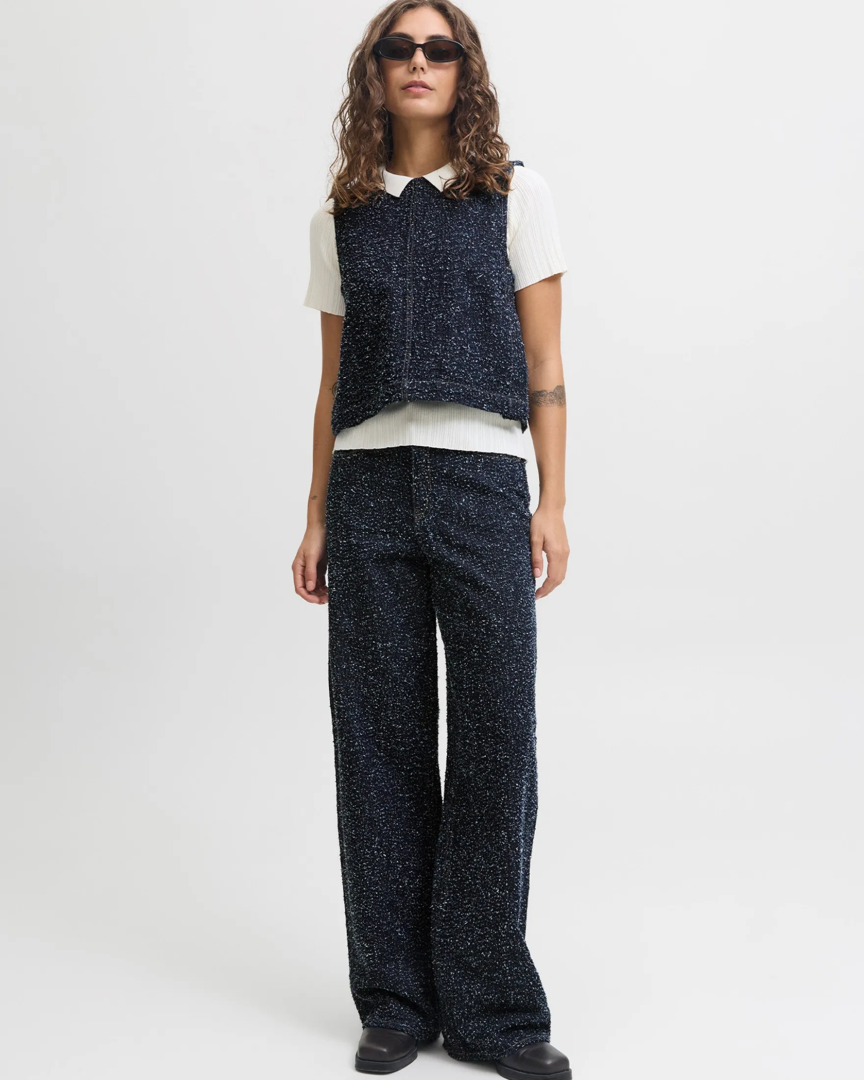 JXHELLA DENIM TOP