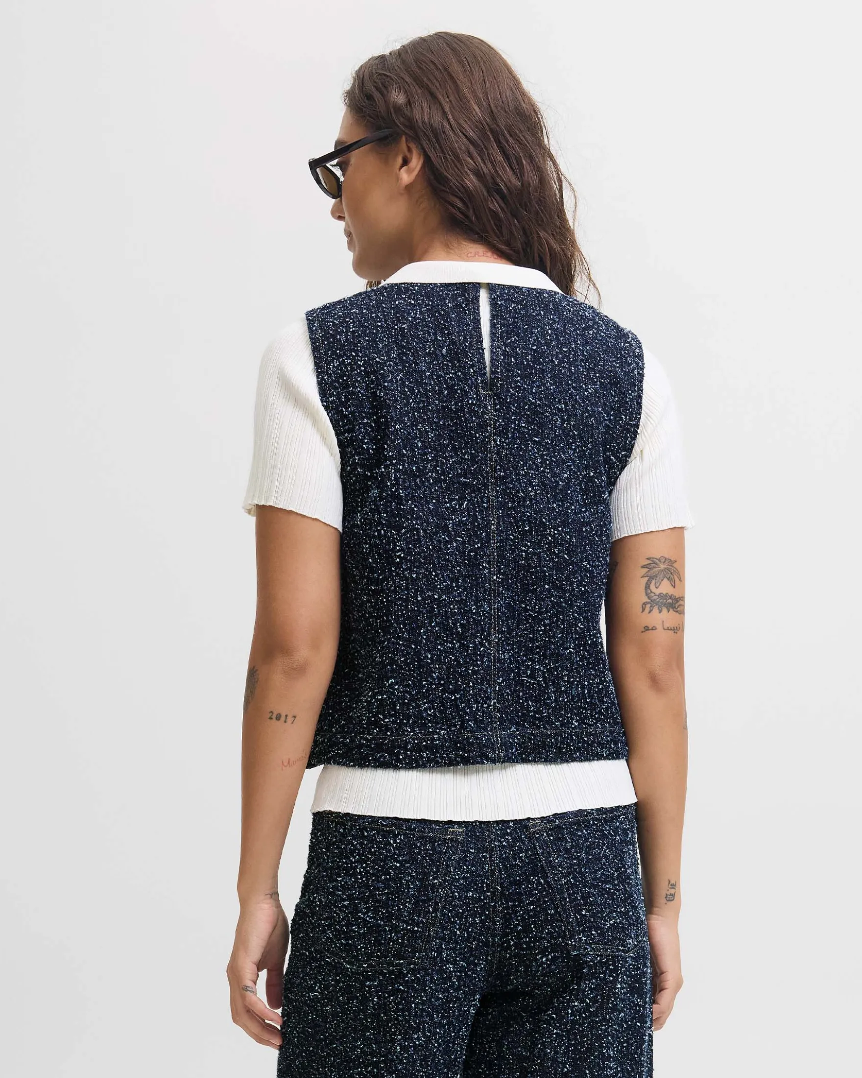 JXHELLA DENIM TOP