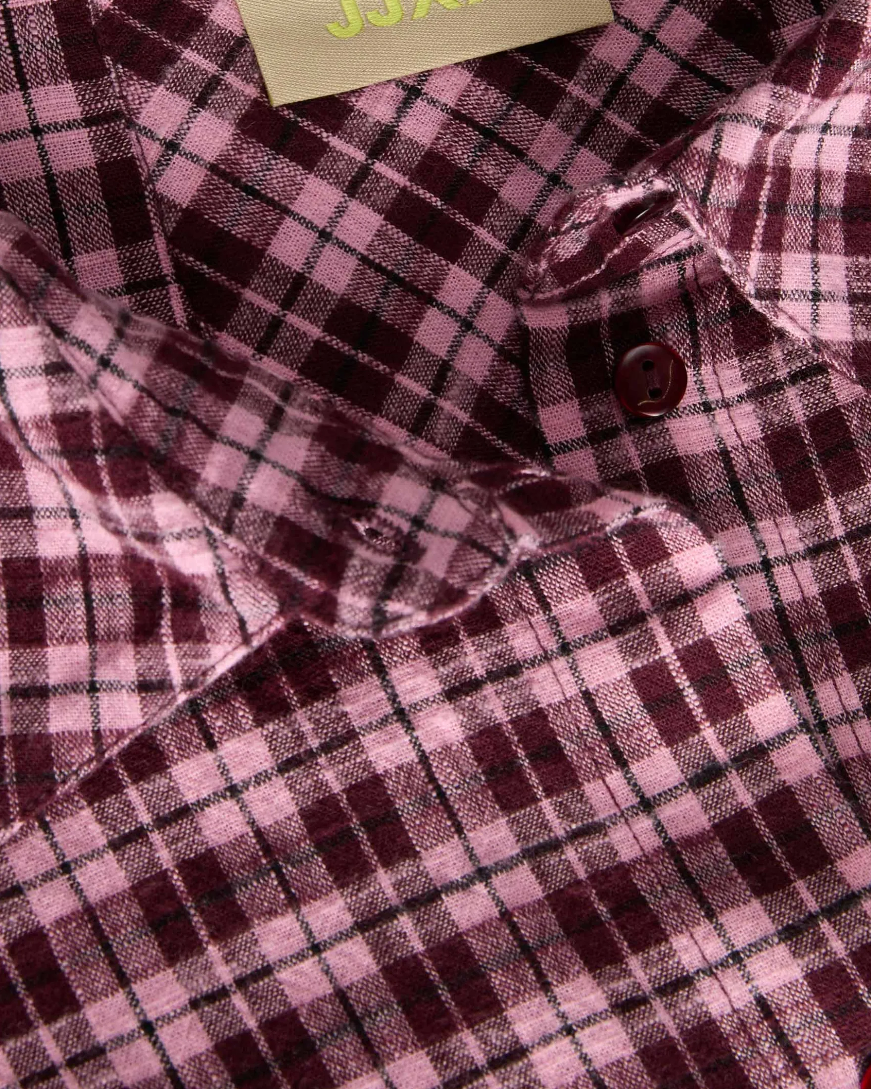 JXJAMIE FLANNEL DETAIL SHIRT