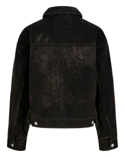 JXMIA FLOCK LS DENIM JACKET