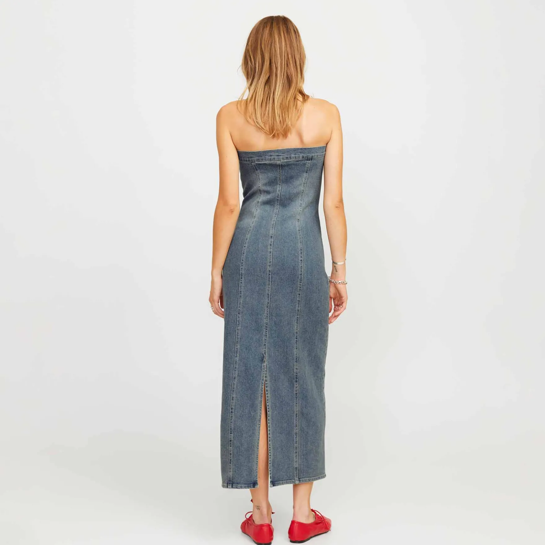 Jxtinga slim denim dress