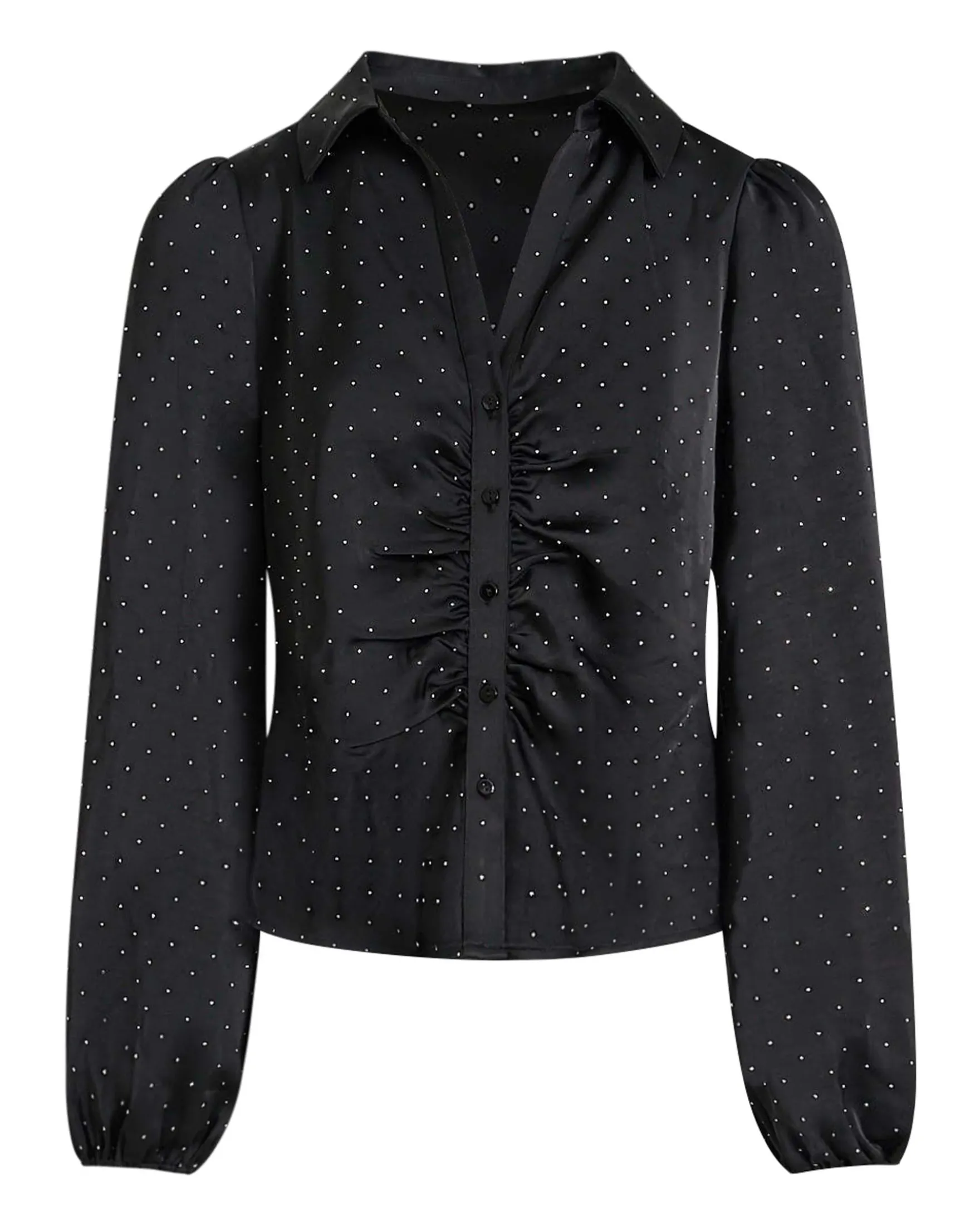 Kaira satin stone shirt