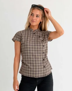 Kallis checked Blouse
