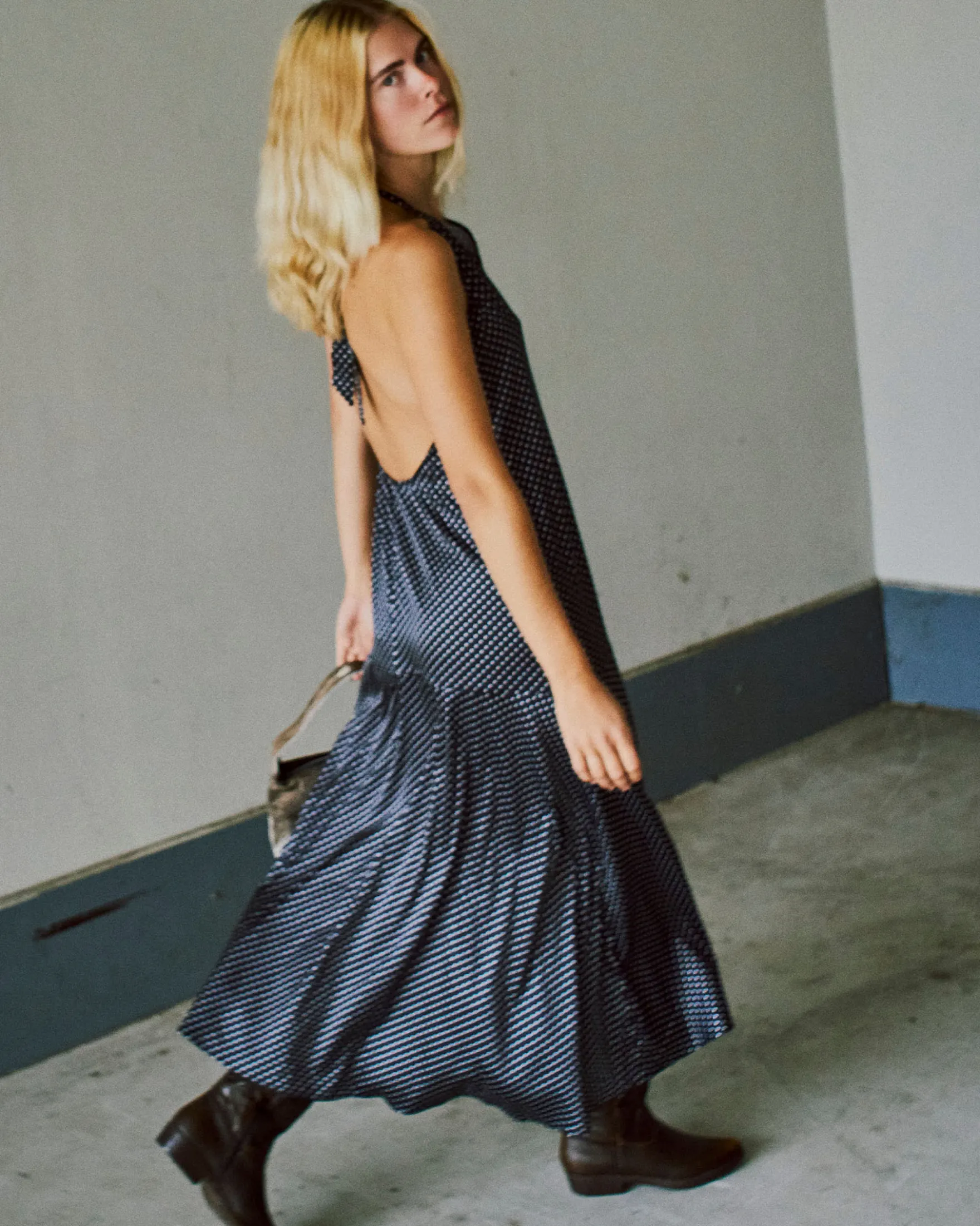 Klara satin dress