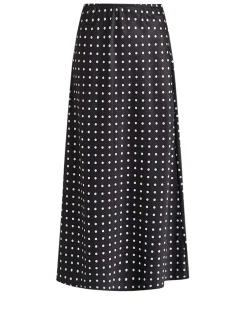 Klara satin skirt