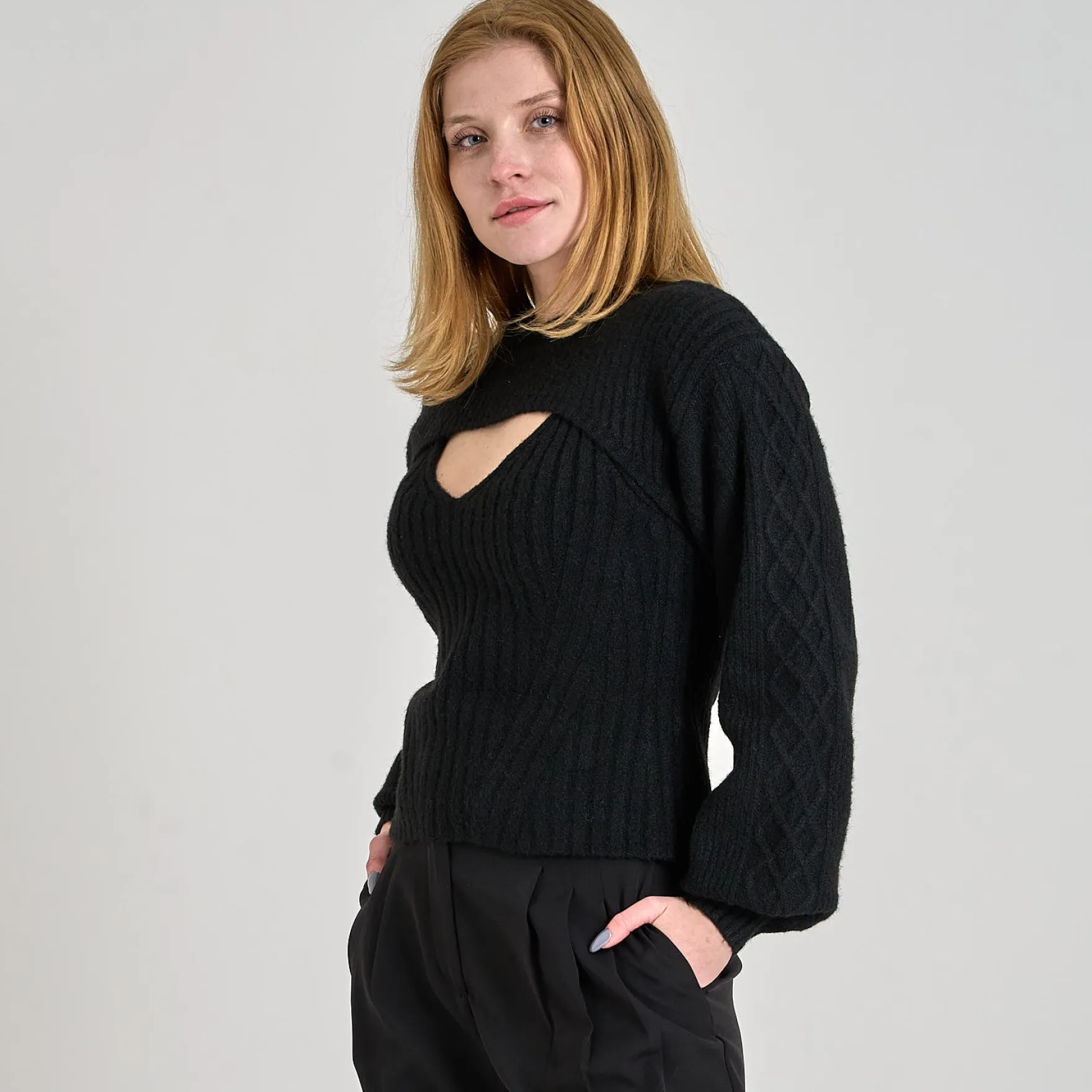 Leslie bolero knit